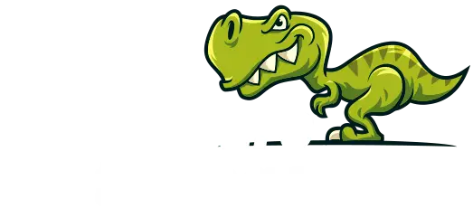 Logo Dinossauro do Tráfego. Evento: DinoMasters - O Laboratório do Marketing Digital